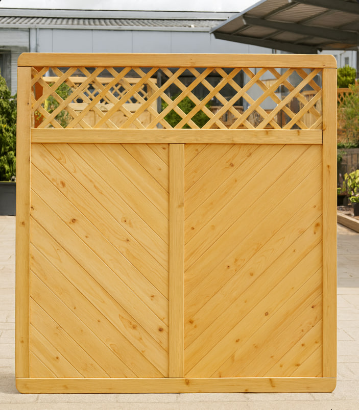 Gartenholzprodukte-Sichtschutz- u. Vorgartenzäune SV04