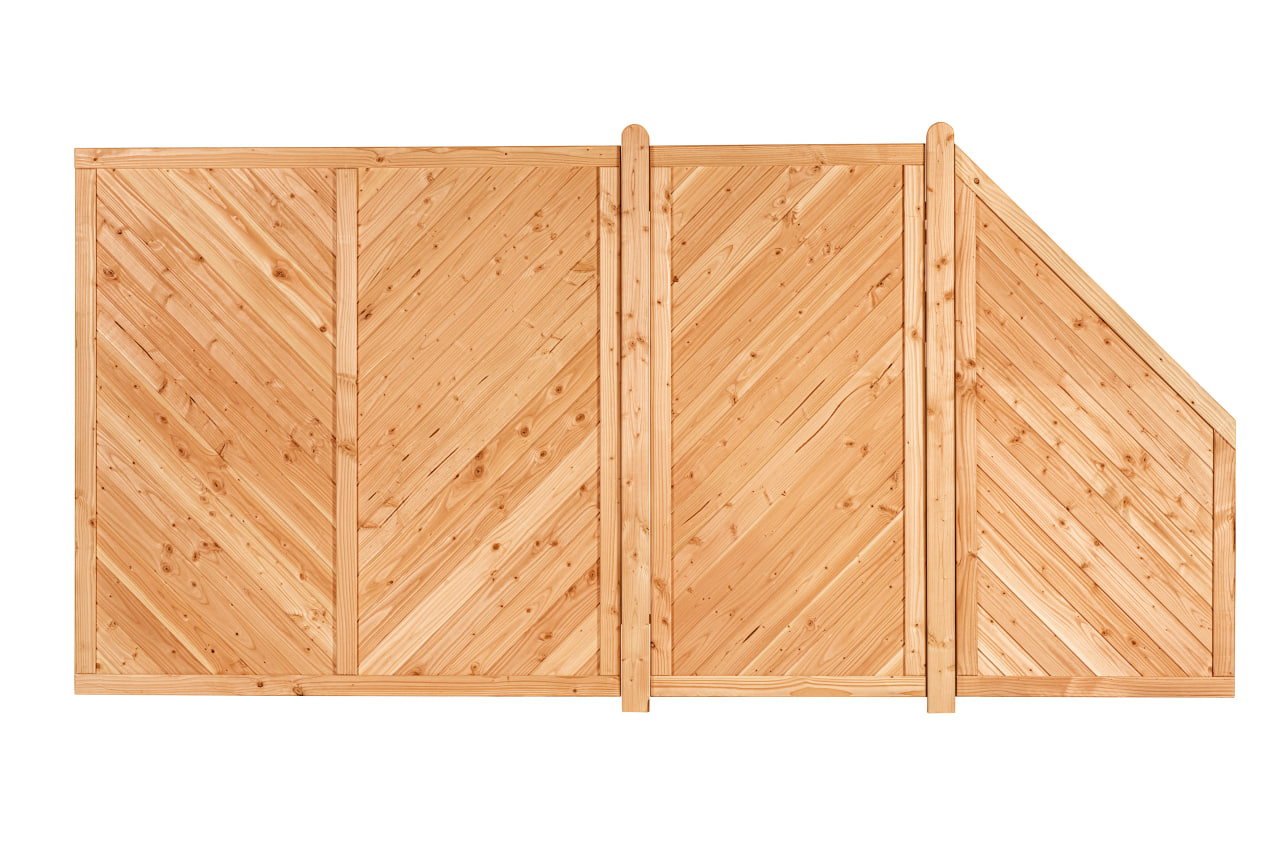 Gartenholzprodukte-Sichtschutz- u. Vorgartenzäune SV08
